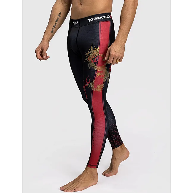 Чоловічі штани VENUM x TEKKEN 8 Marshall Law Black Red Gold