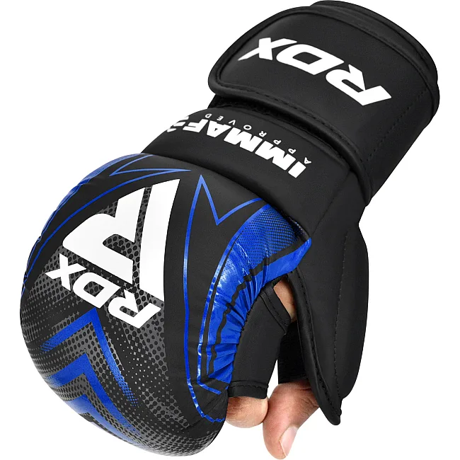Перчатки для MMA RDX Shooter Grappling IMMAF-1 Blue