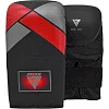 Рукавички снарядні (битки) RDX Black Silver