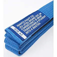 Пояс для кимоно MANTO MOTTO BJJ Belt Blue