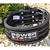 Пояс для пауерліфтингу POWER SYSTEM PS-3800 шкіряний Black