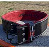 Пояс для пауэрлифтинга POWER SYSTEM PS-3830 Beast кожаный Black/Red