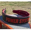 Пояс для пауэрлифтинга POWER SYSTEM PS-3830 Beast кожаный Black/Red