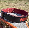 Пояс для пауэрлифтинга POWER SYSTEM PS-3830 Beast кожаный Black/Red