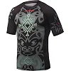 Рашгард із коротким рукавом PERESVIT Maori Black Military Green