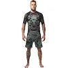 Рашгард із коротким рукавом PERESVIT Maori Black Military Green