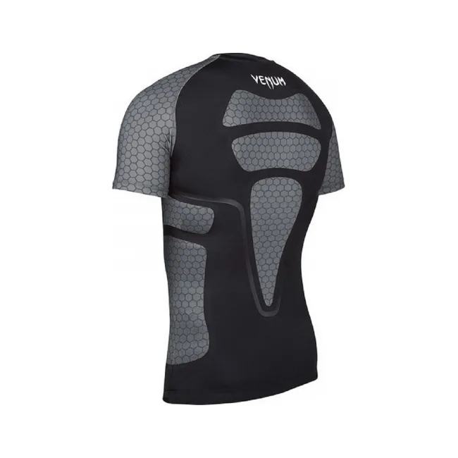 Рашгард Venum Absolute Short Sleeves Black Grey