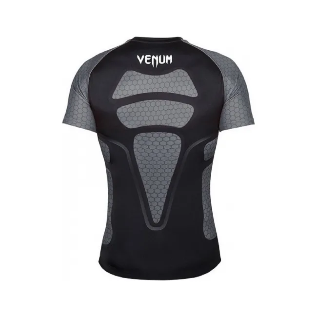 Рашгард Venum Absolute Short Sleeves Black Grey