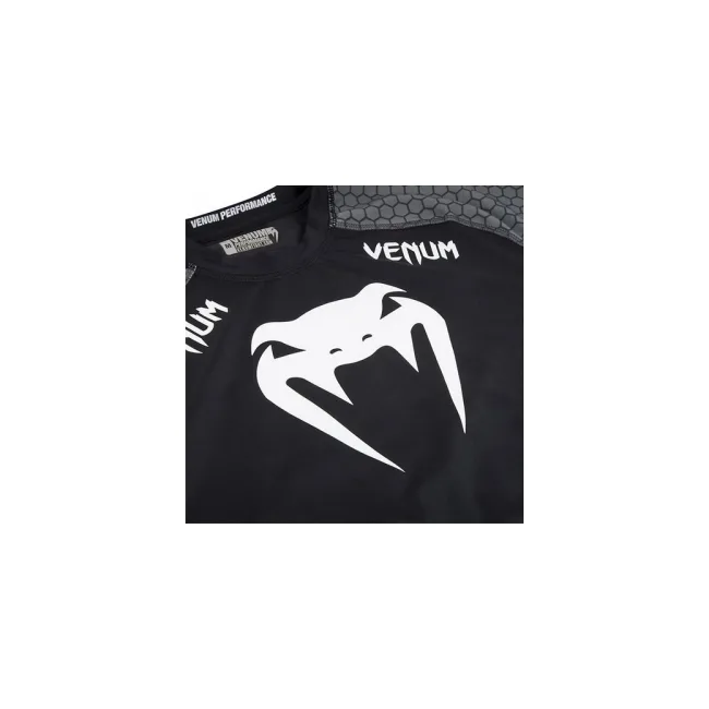 Рашгард Venum Absolute Short Sleeves Black Grey