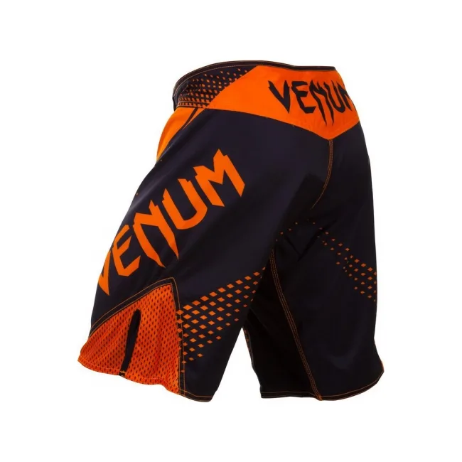 Шорти для ММА VENUM Hurricane Black Neo Orange
