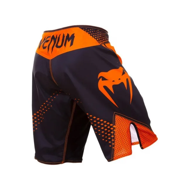 Шорти для ММА VENUM Hurricane Black Neo Orange