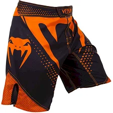 Шорти для ММА VENUM Hurricane Black Neo Orange