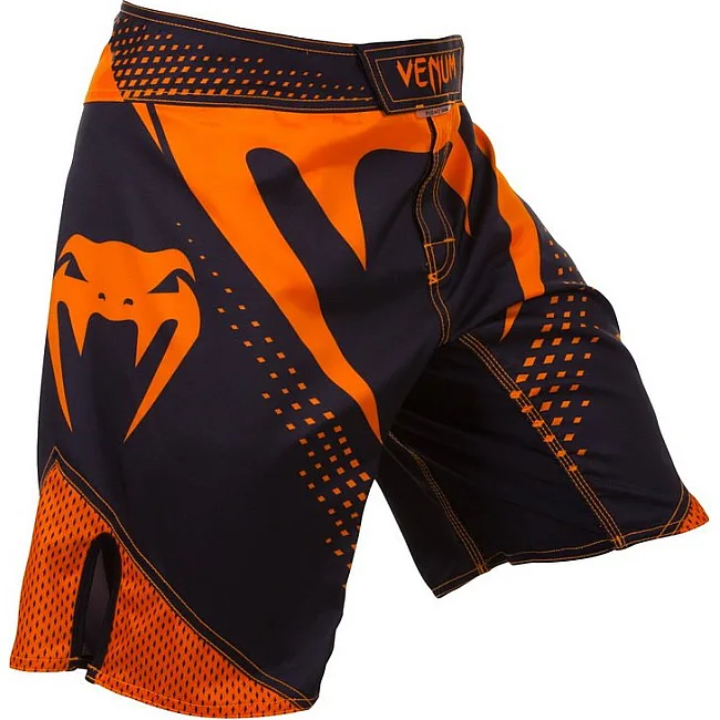 Шорти для ММА VENUM Hurricane Black Neo Orange