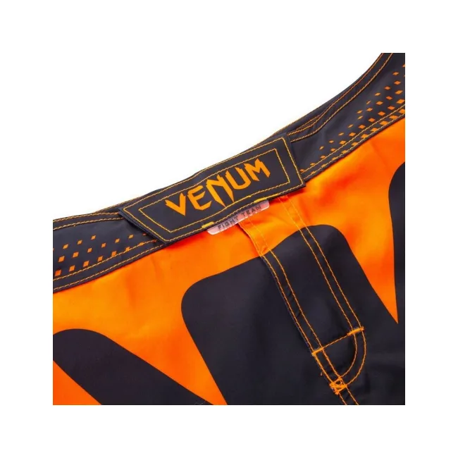 Шорти для ММА VENUM Hurricane Black Neo Orange