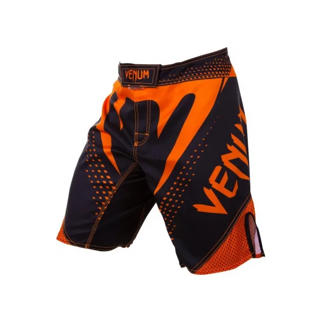 Шорти для ММА VENUM Hurricane Black Neo Orange