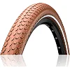 Велопокришка CONTINENTAL RIDE Cruiser, 28"x2.20, 55-622, коричневий, не доладна, світловідбивна, ExtraPuncture Belt, 1120гр.