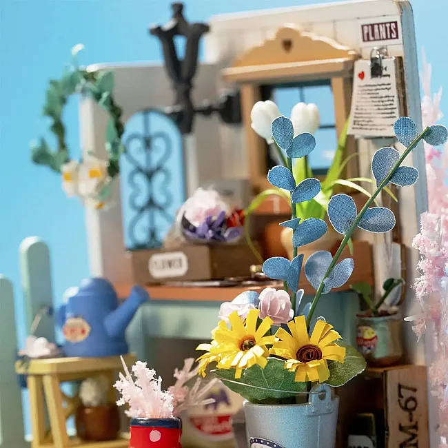 Конструктор 3D міні-будинок Robotime Rolife Dreaming Terrace Garden DS030