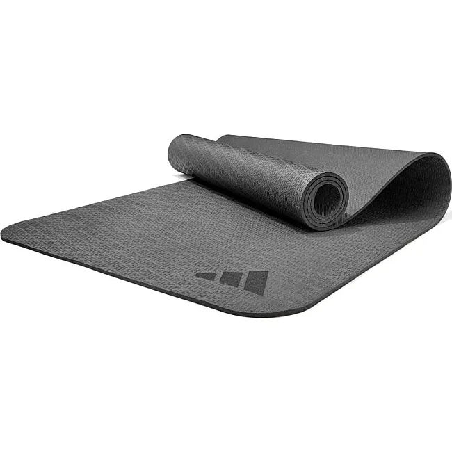 Коврик для йоги ADIDAS Yoga Mat черный 183 х 61 х 0,6 см