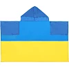 Прапор-плащ для футбольних уболівальників з капюшоном Україна SP-SPORT FB-7654-UKR 150х90см