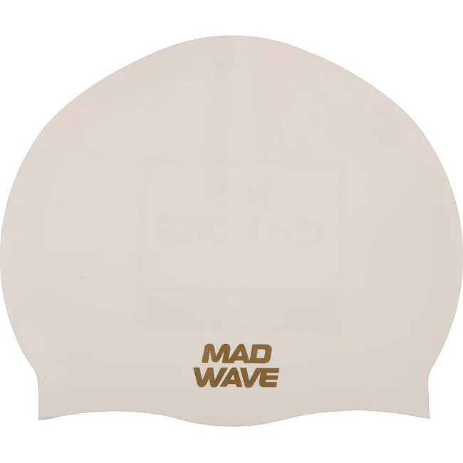 Шапочка для бассейна силиконовая для взрослых MADWAVE Chlore №5 M055462 (Золотой)