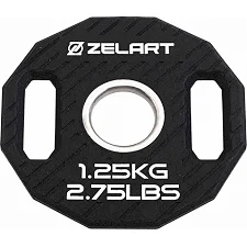 Млинці диски TPU 2 Handle металева втулка ZELART TA-6996-1_25 (Чорний)