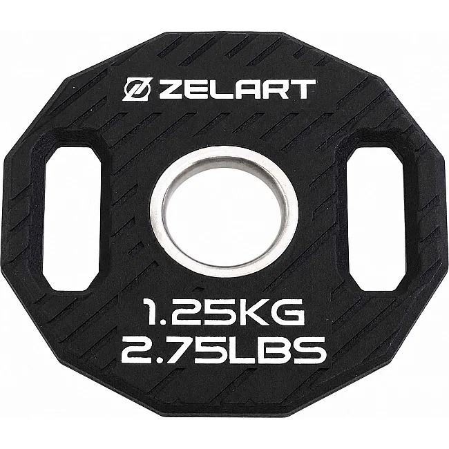 Млинці диски TPU 2 Handle металева втулка ZELART TA-6996-1_25 (Чорний)