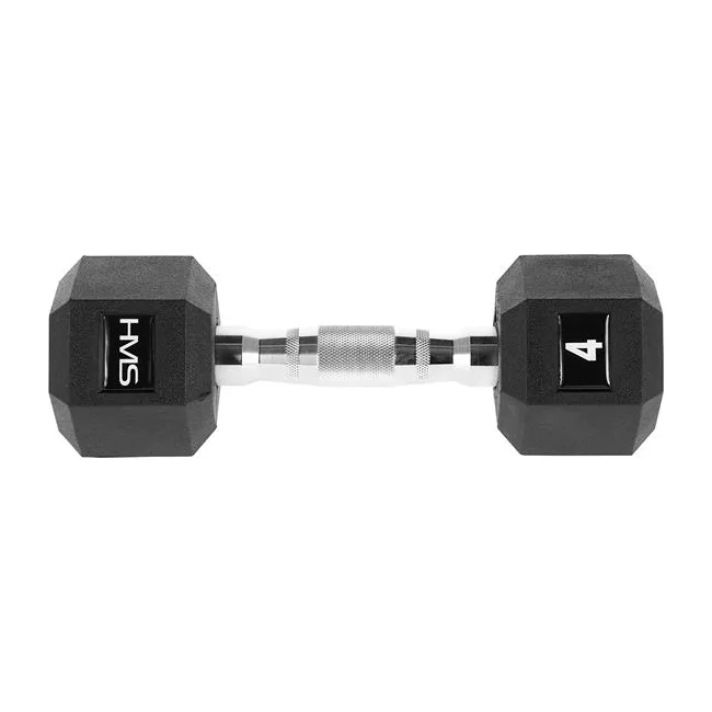 Гантель шестигранный HMS HEX PRO, 4 кг