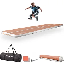 Надувной коврик inSPORTline Airstunt 500x100x10 см, бежевый