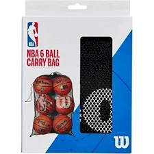Сетка для мячей WILSON W NBA 6 BALL MESH CARRY BAG BK