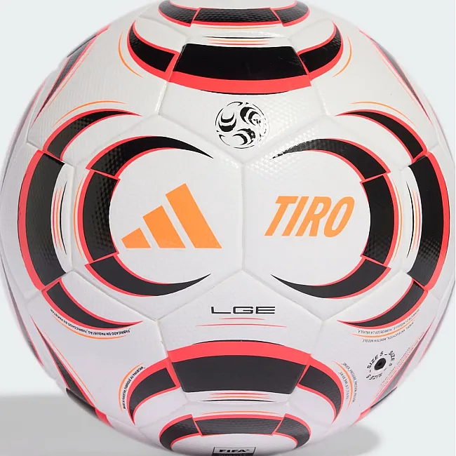 Футбольний м'яч ADIDAS TIRO LGE білий, червоний, чорний