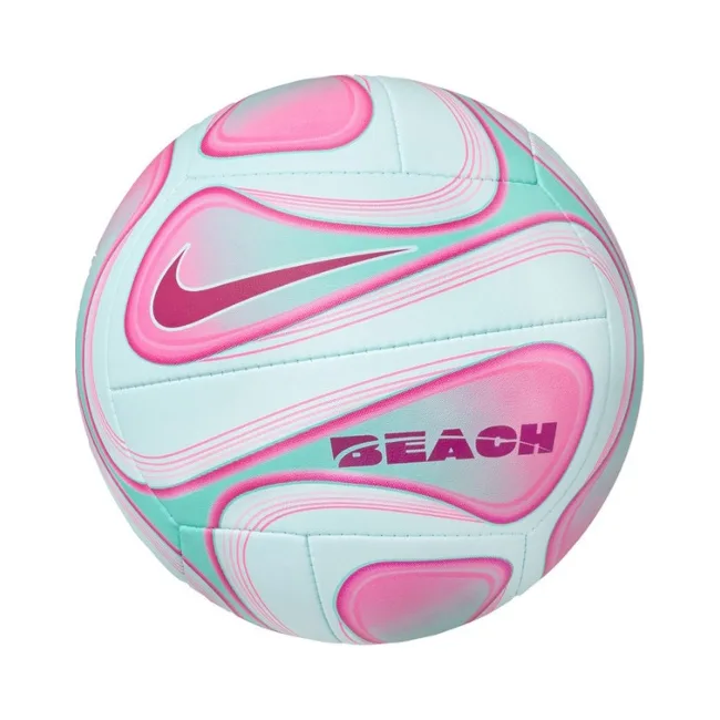 Волейбольний м'яч NIKE BEACH VOLLEYBALL DEFLATED GLACIER BLUE/GLACIER BLUE/ACTIVE PINK size 5