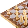 Шахматы шашки нарды 3 в 1 набор настольных игр деревянные SP-SPORT G39 размер 39см x 39м