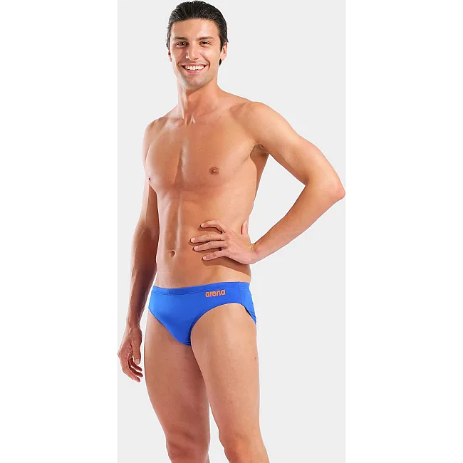 Плавки Arena TEAM SWIM BRIEFS SOLID синий, оранжевый (для мужчин)