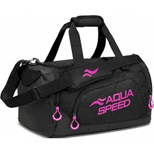 Сумка Aqua Speed DUFFEL Bag M 63401 35L чорний, рожевий