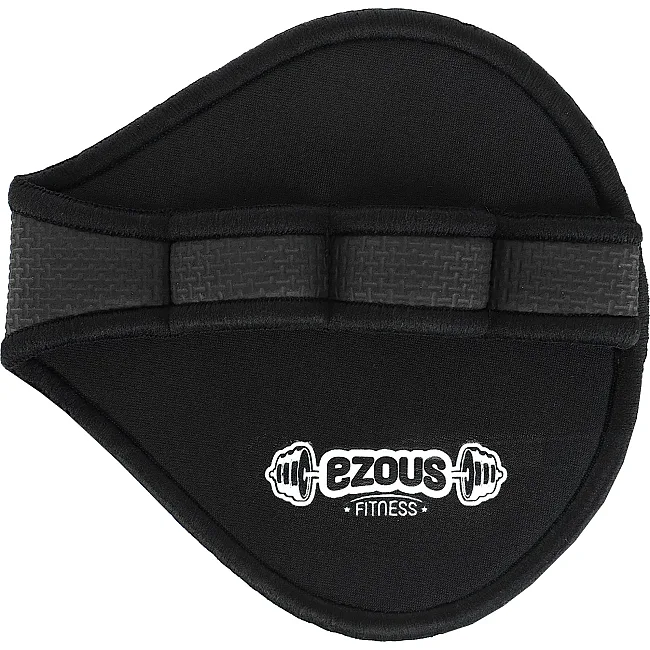 Накладки атлетические нескользящие Грипад GRIPAD WorkOut HAND PROTECTION EZOUS D-01 (Черный)