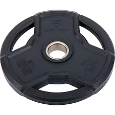 Блін для штанги гумовий LiveUp LP8330-10 ø50мм 10кг