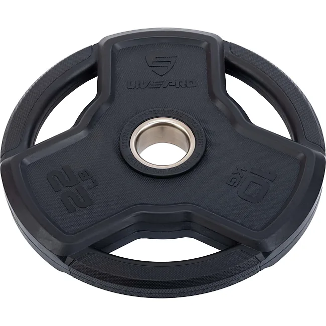 Блин для штанги обрезиненный
 LiveUp LP8330-10 ø50мм 10кг