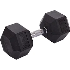 Гантель шестигранная гексагональная ZELART TA-2679-20 1шт 20кг