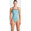 Купальник закрытый для женщин Arena ESCAPE SWIMSUIT CHALLENGE BACK бирюзовый, черный