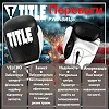Боксерские перчатки TITLE Boxing Dynamic Strike Black/White (бинты 4м. в комплекте)