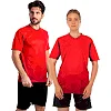 Футбольна форма комплект футболка та шорти SP-SPORT Rhomb 11-F (Червоний-чорний)