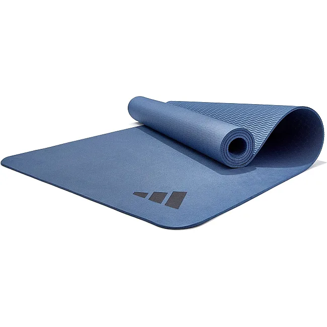 Коврик для йоги Adidas Premium Yoga Mat синий 176 х 61 х 0,5 см