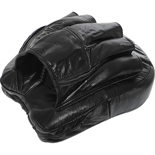 Мини-лапа боксерская изогнутая тренировочная кожа FAIRTEX
 BO-3356 17x20x7см 2штуки (Черный)