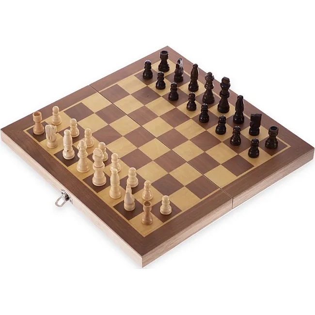 Шахматы шашки нарды 3 в 1 набор настольных игр деревянные SP-SPORT
 W3517
 35см x 35см