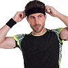 Повязка спортивная махровая на голову от пота RECORD
 BC-5760 (Белый)