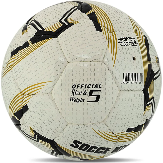 Футбольний м'яч
 SOCCERMAX FIFA FB-7996 №5 PU (Білий-помаранчевий)