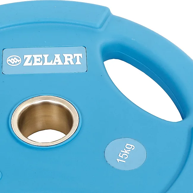 Блин на штангу ZELART TA-5336-50-15 50мм 15кг