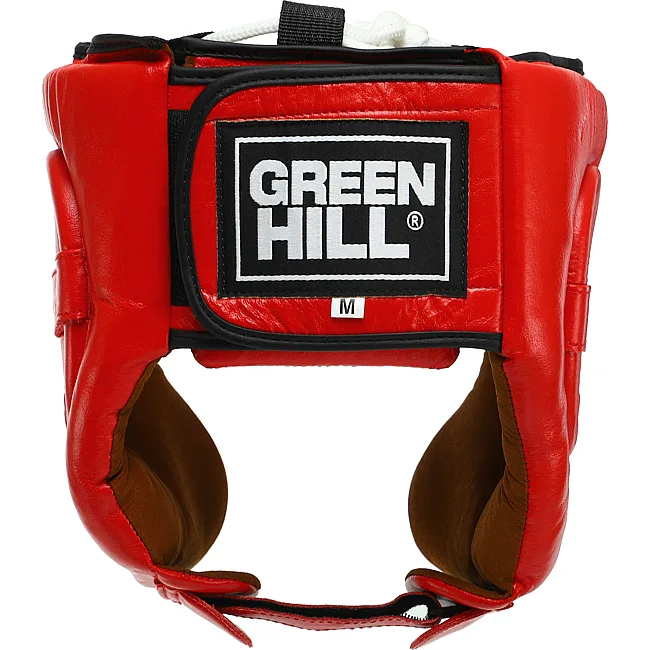 Шлем для бокса в мексиканском стиле кожаный GREEN HILL BO-0575