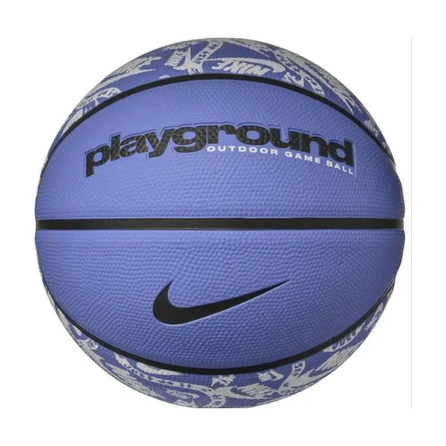 М'яч баскетбольний Nike EVERYDAY PLAYGROUND 8P GRAPHIC DEFLATED POLAR/BLACK/BLACK/WHITE size 6