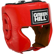Шлем для бокса в мексиканском стиле кожаный GREEN HILL BO-0575